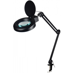 Lampa z lupą do blatu powiększająca 5D 5" 12W 60 x LED SMD 1200lm czarna